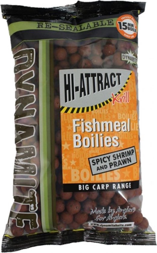 dynamıte Fishmeal boilies spıcy shrımp